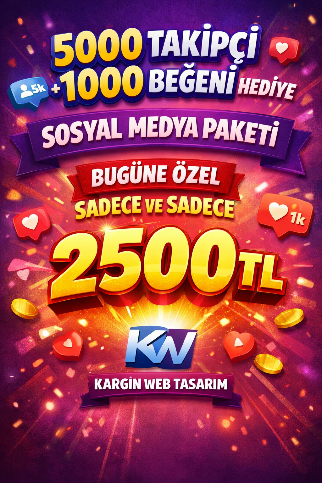 Bade Kargın grafik tasarım çalışması - kreatif tasarım Ankara